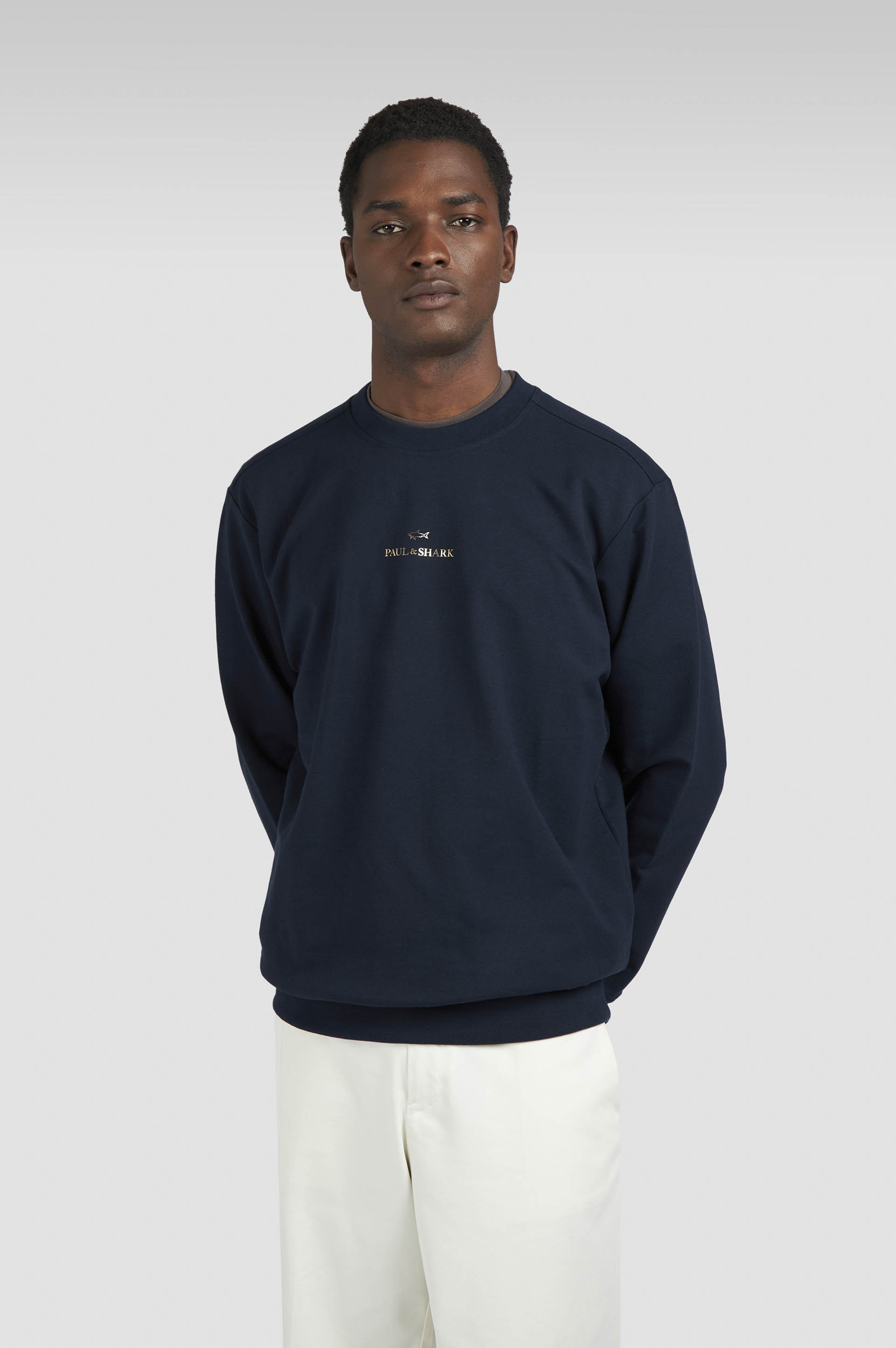 X-SOFT COTTON SWEATSHIRT WITH LOGO PRINT - 6