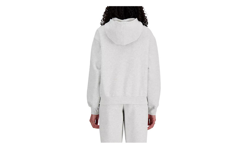New Balance Sport Essentials Fleece Hoodie WMNS "Ash Heather" WT41510AHH outlook