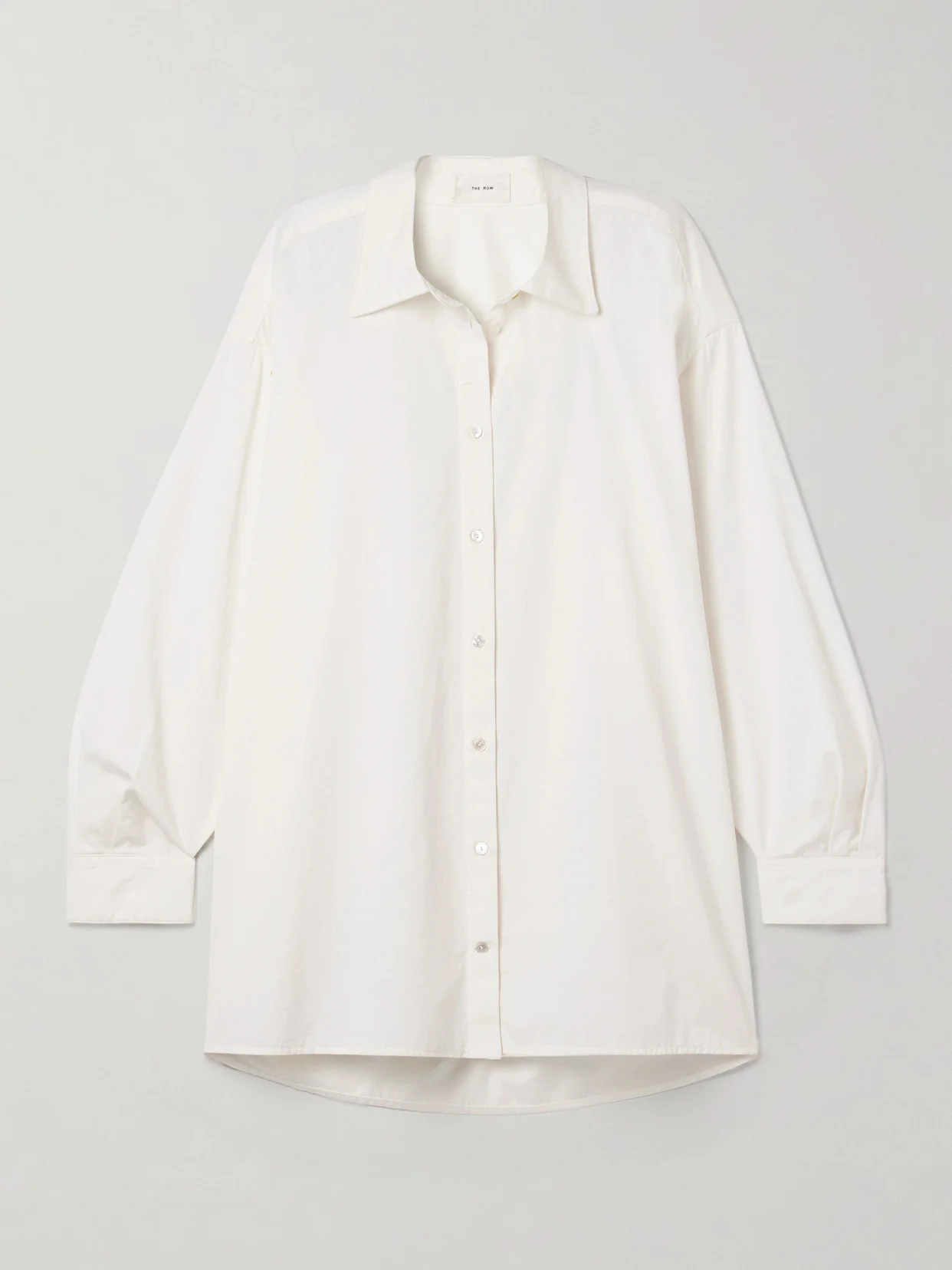 Luka Oversized Cotton And Cashmere-blend Twill Shirt - 1