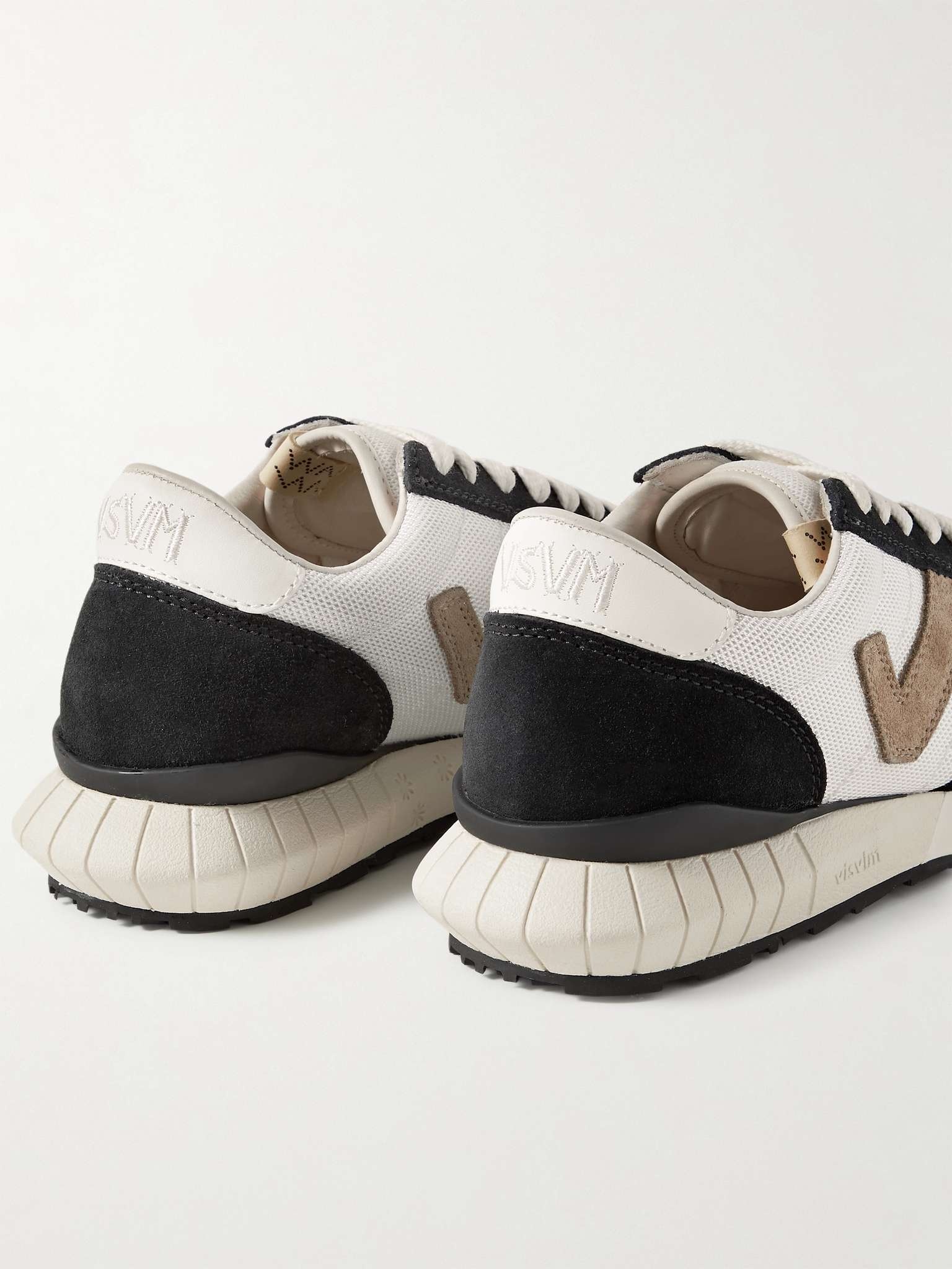 Dunand Suede and Leather-Trimmed Mesh Sneakers - 5