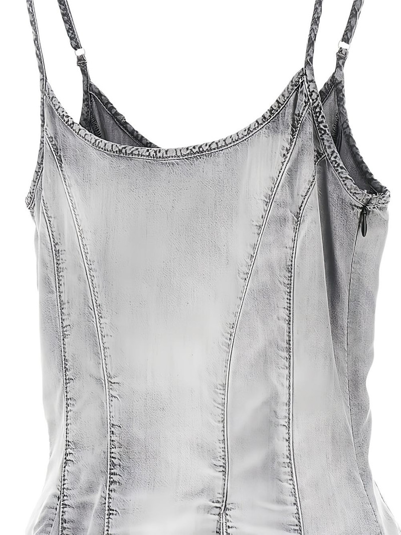 Diesel pleated mini dress outlook