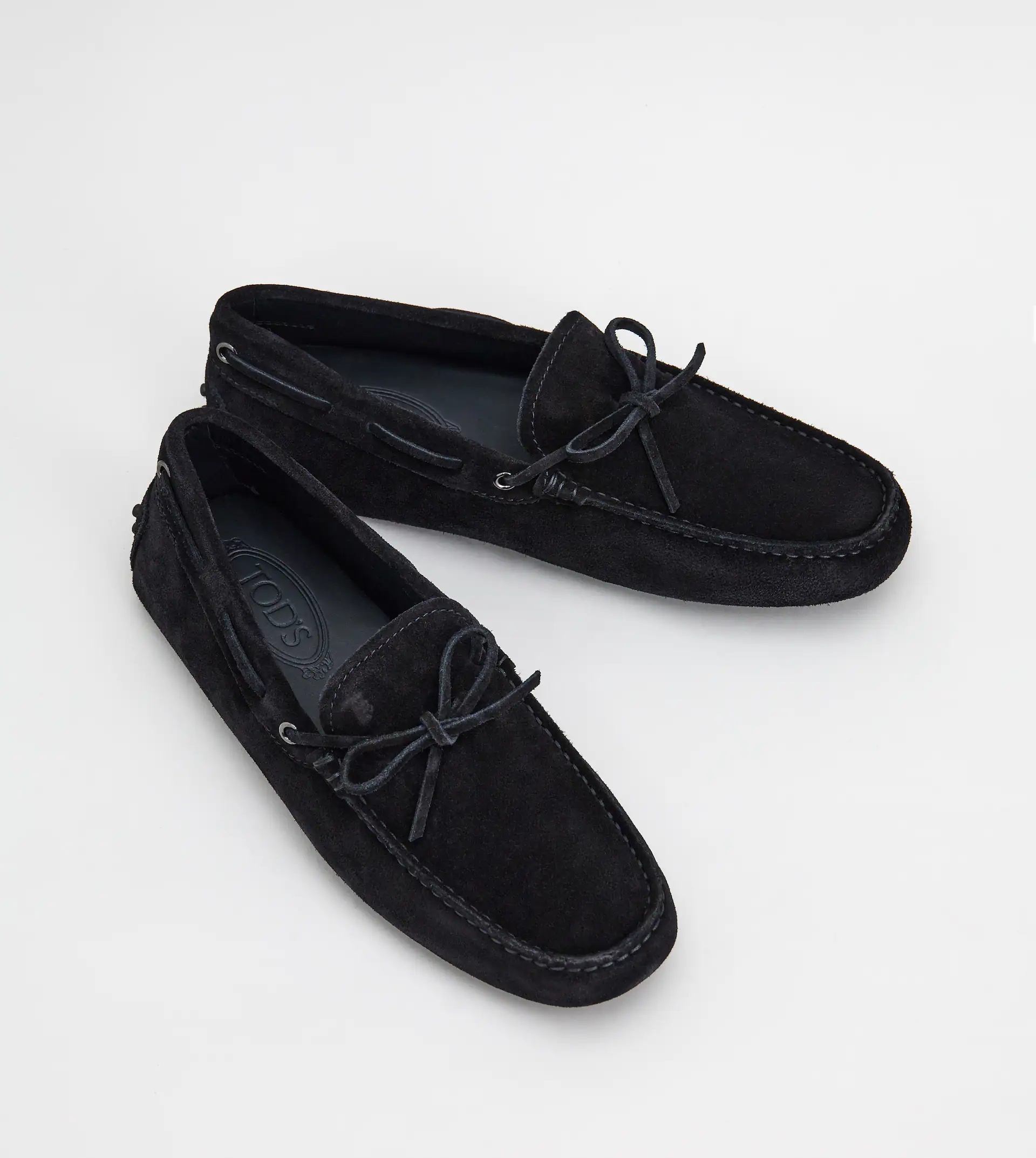 GOMMINO DRIVING SHOES IN SUEDE - BLACK - 2
