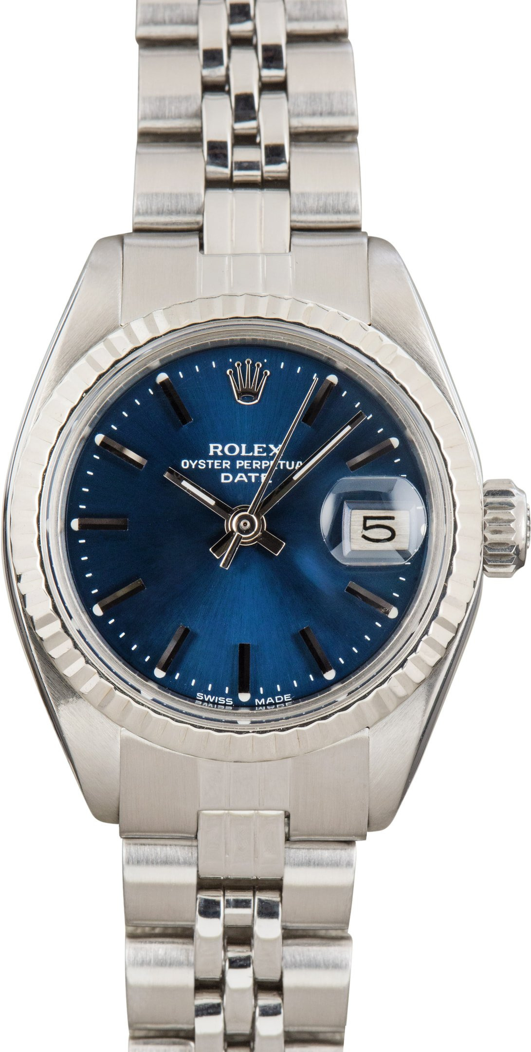 Ladies Rolex Date 6917 Blue Dial - 1