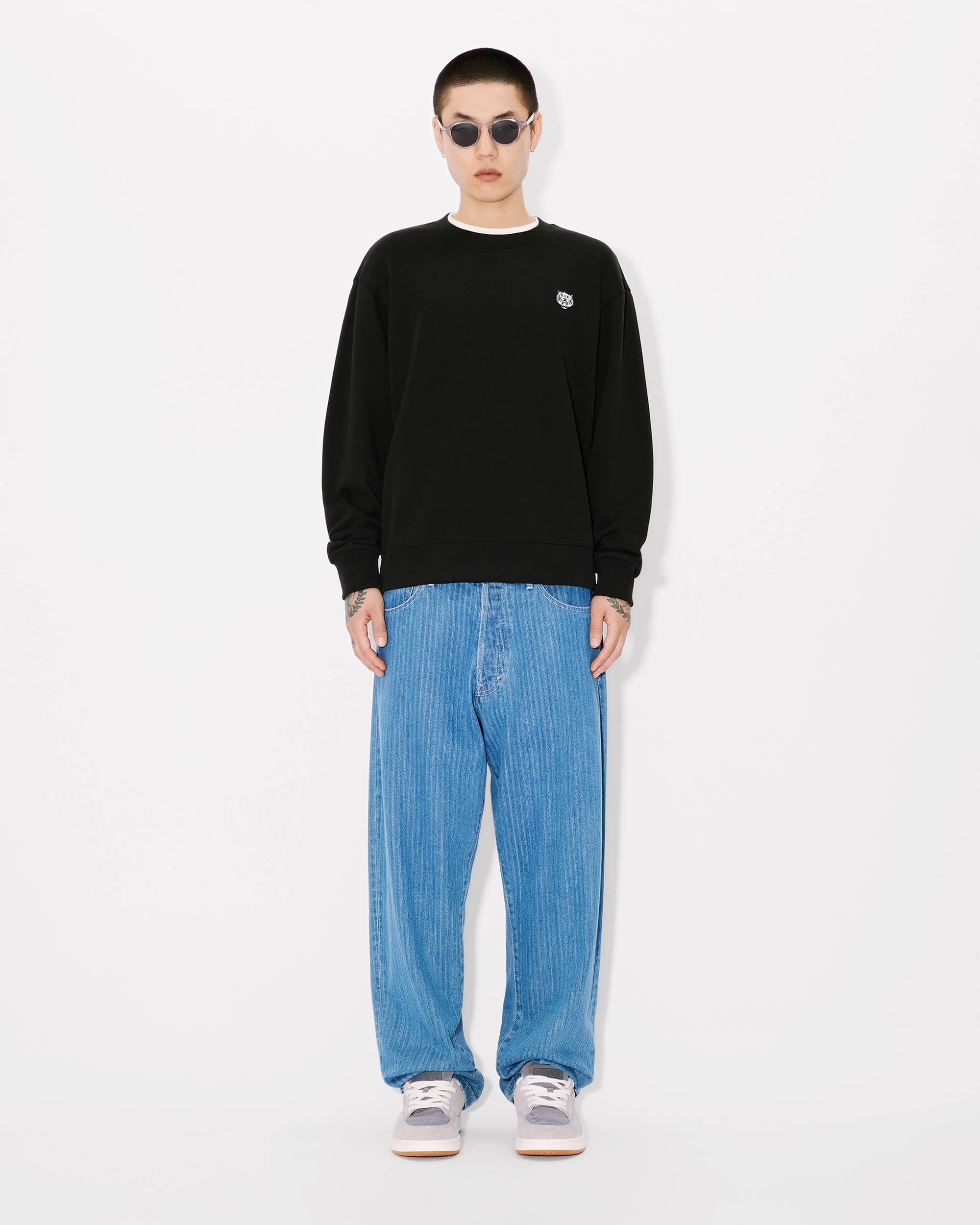 'KENZO Happy Tiger' embroidered sweatshirt in cotton - 5