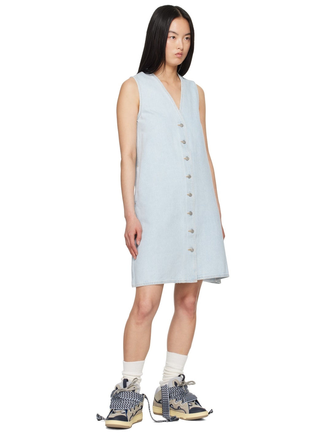 Blue Levi's Edition Denim Minidress - 4