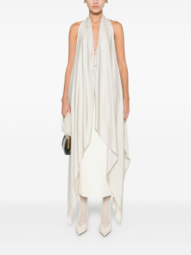 christian wijnants asymetric halter top outlook