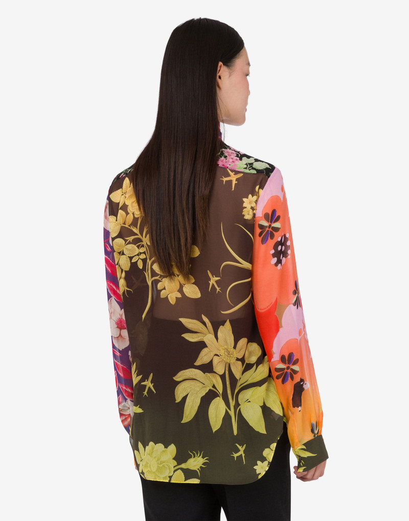PRINTED SILK GEORGETTE SHIRT 3
