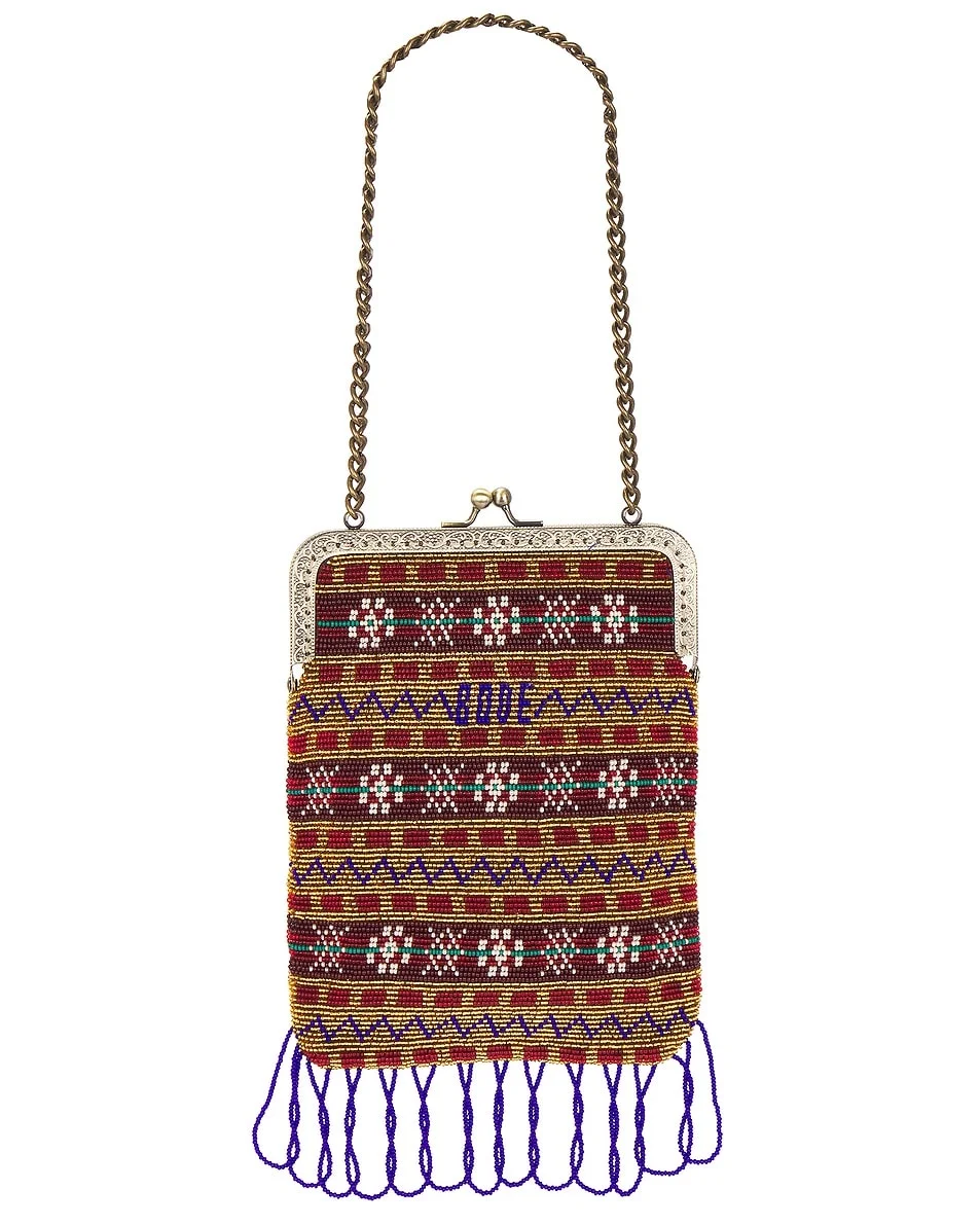 Beaded Bracken Frame Bag - 1