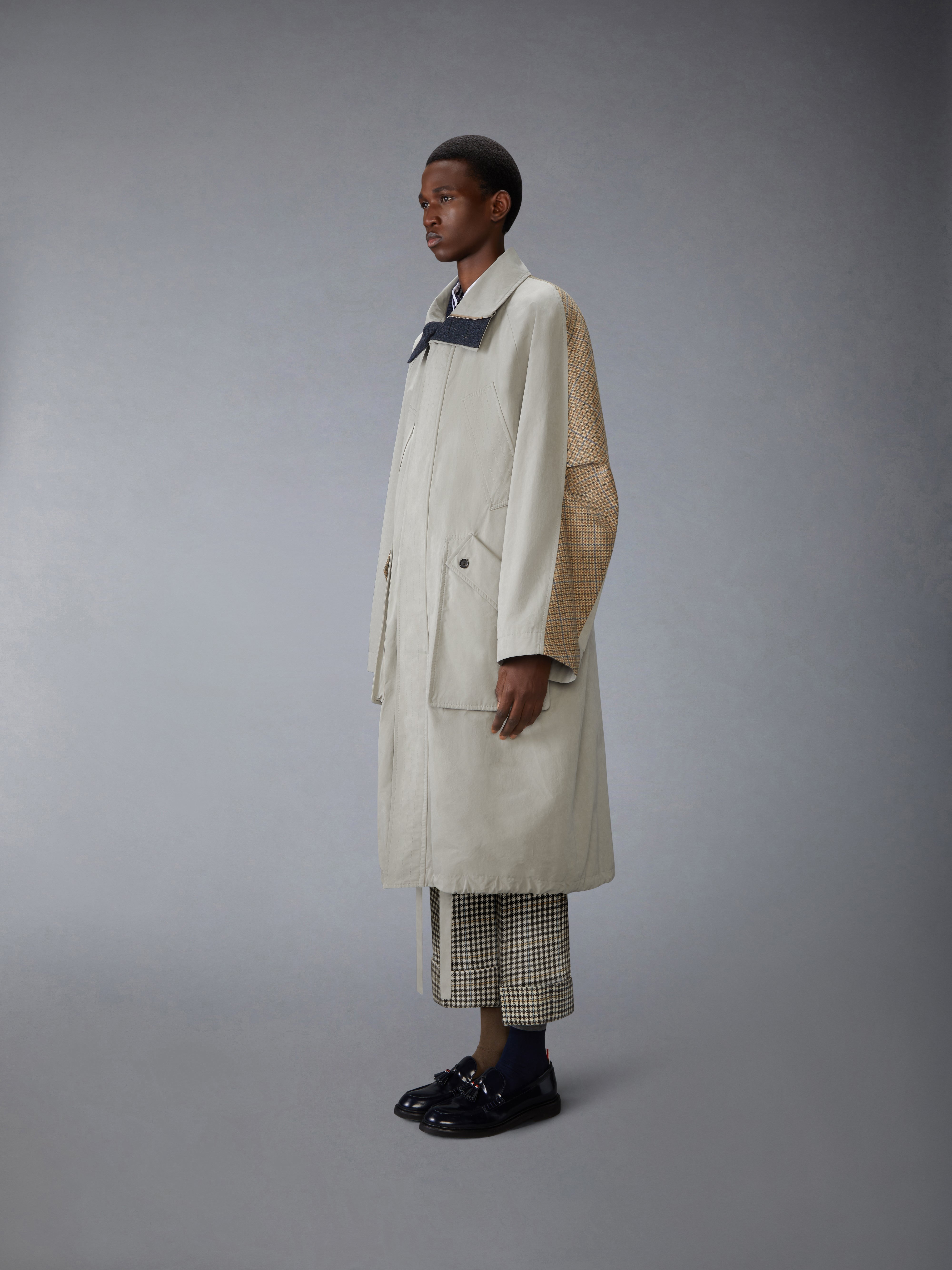WAXED TECH HOODED PARKA - 5