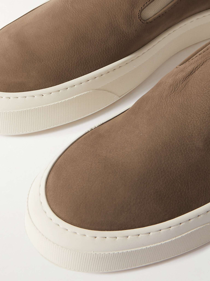 Nubuck Slip-On Sneakers 6