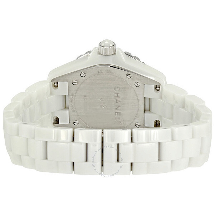 Chanel J12 White Ceramic Diamonds Quartz Ladies Watch H2422 - 3