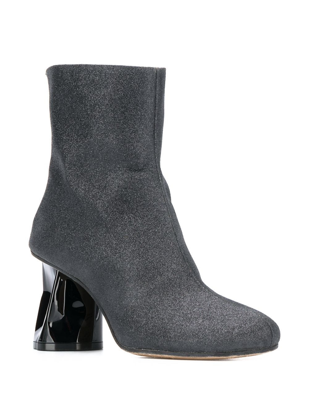 crushed heel ankle boots - 2