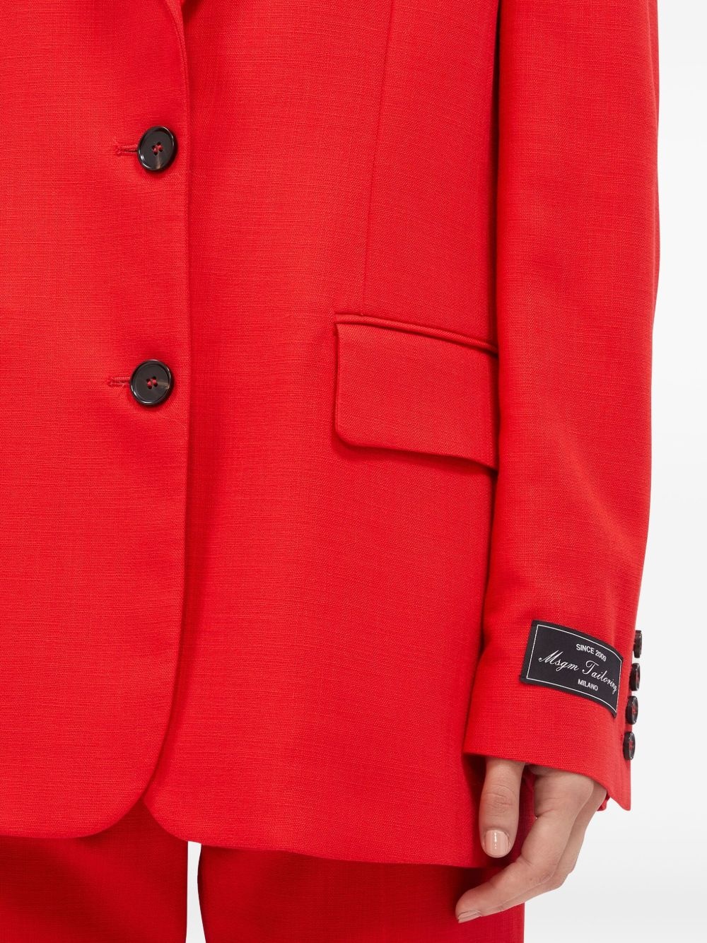 single-breasted blazer - 5
