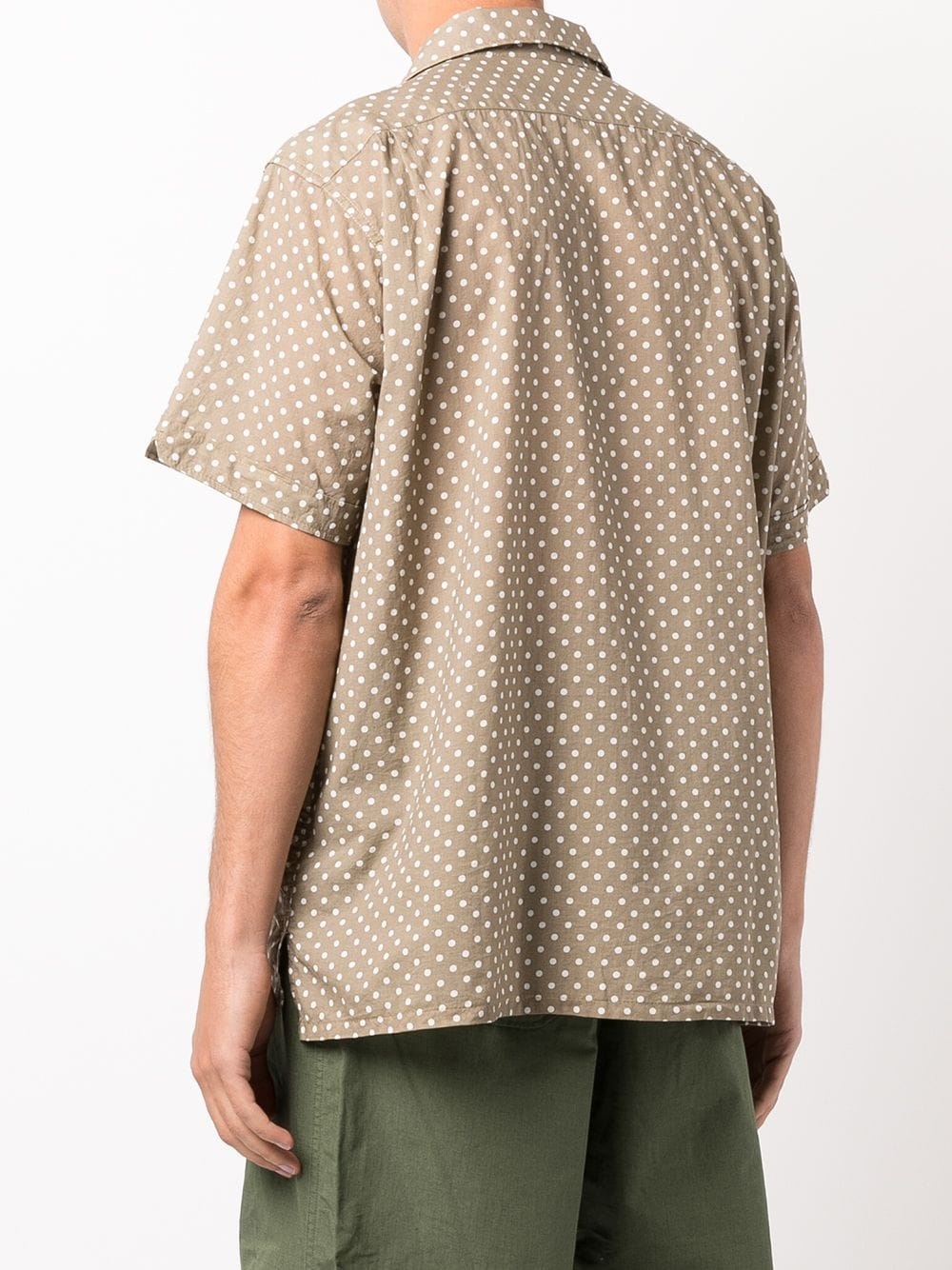 polka-dot camp-collar shirt - 4