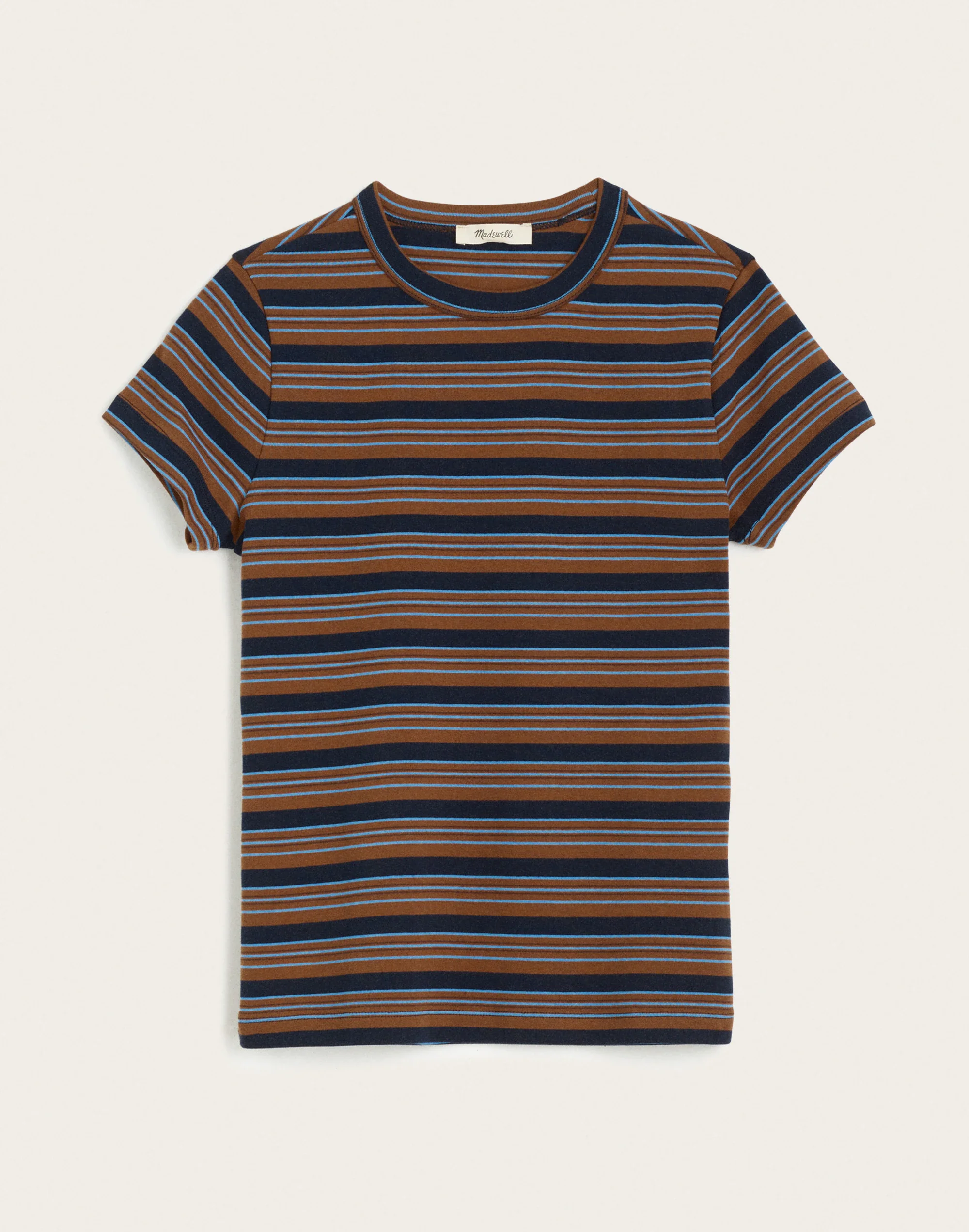 The '90s Crewneck Tee in Compact Cotton - 1