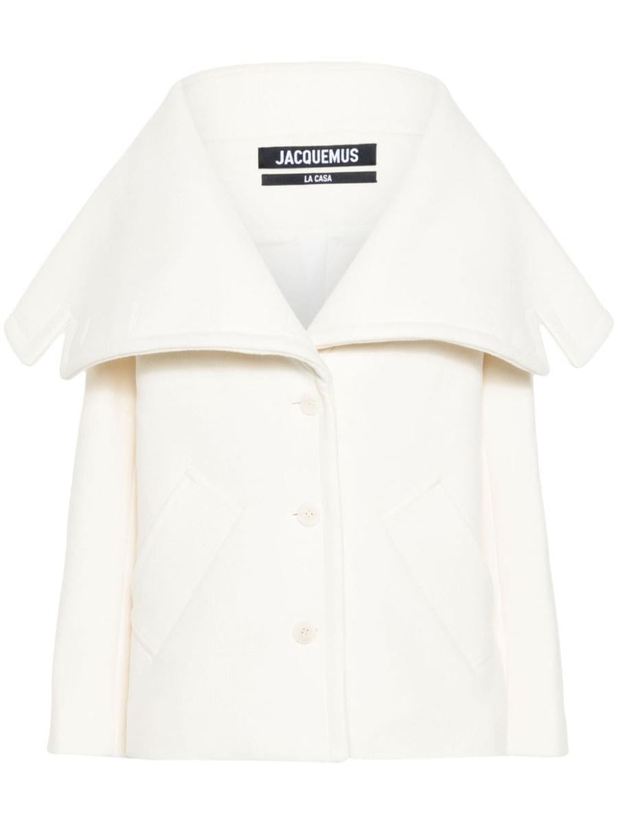 JACQUEMUS Jacquemus Wool Le Caban Caruso Short Coat