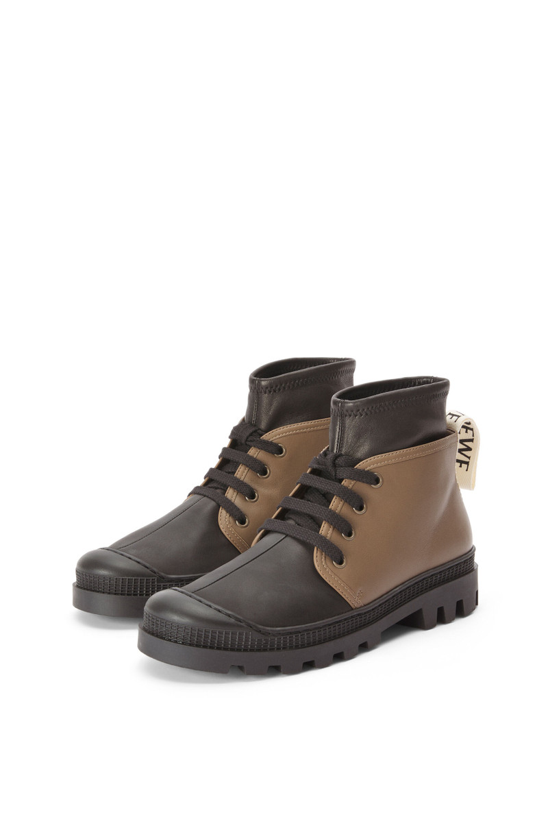 Loewe Stretch combat boot in lambskin outlook