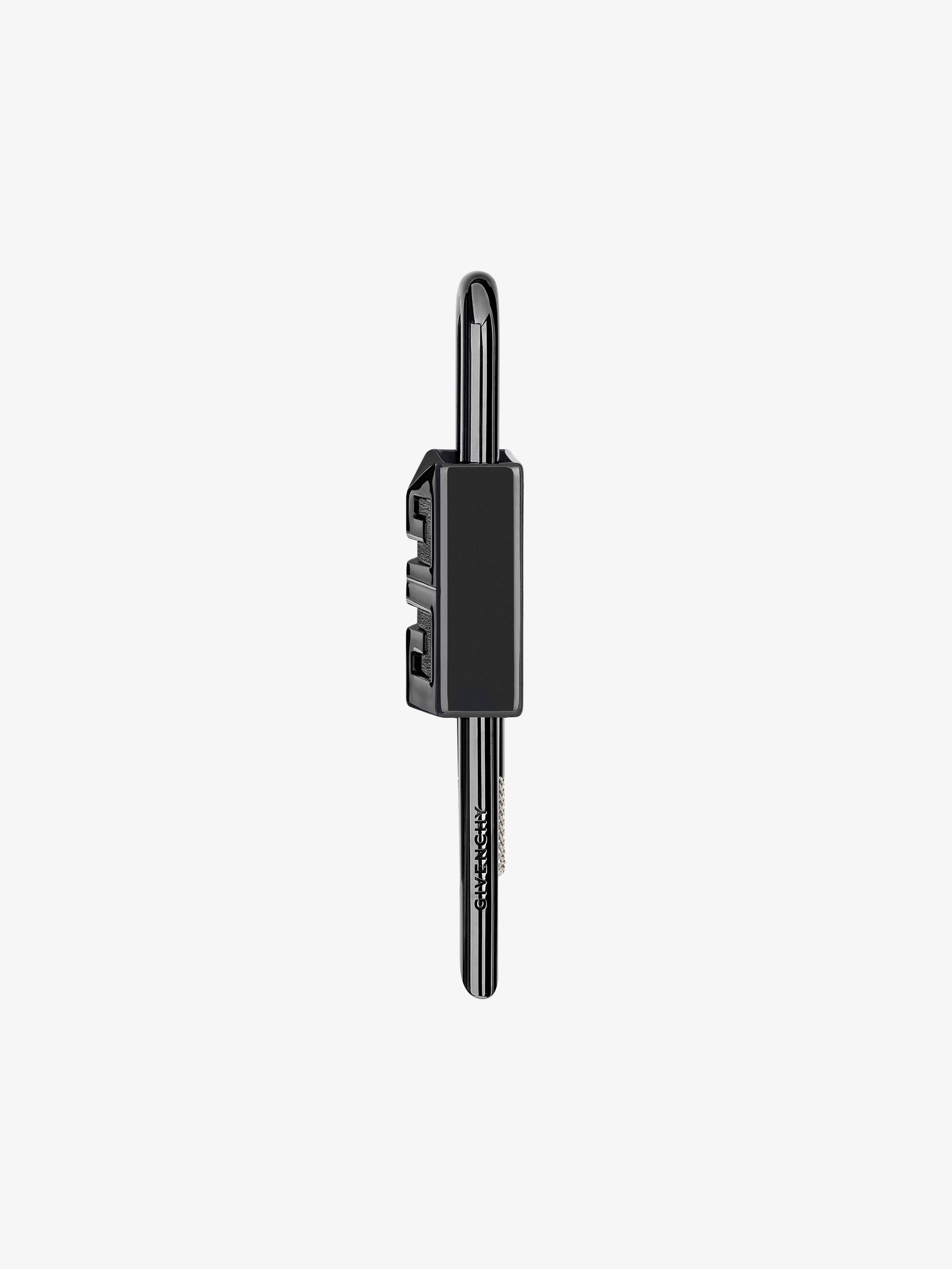 SMALL 4G PADLOCK IN TWO TONE METAL - 3
