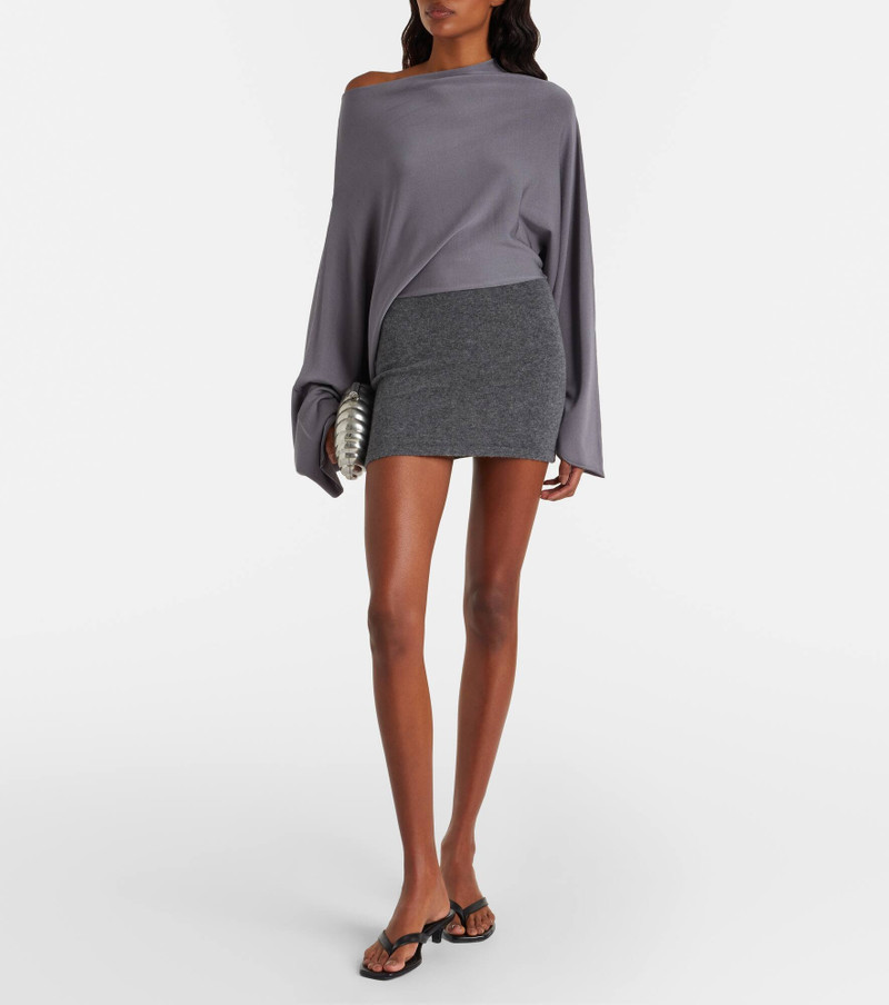 AYA MUSE Slouchy jersey minidress outlook