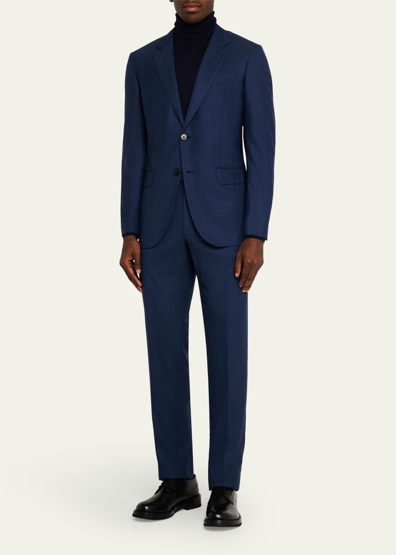 ZEGNA Men's Centoventimila Plaid Suit outlook