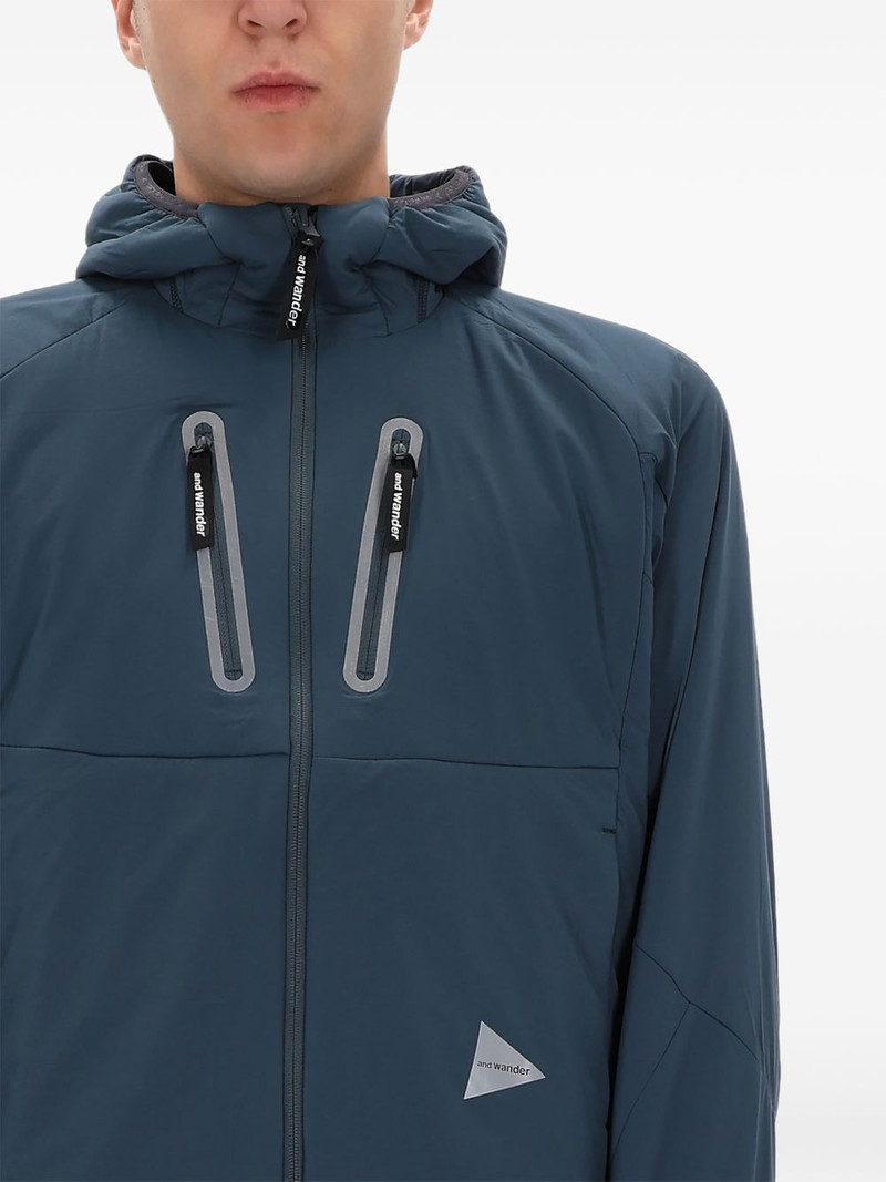 and Wander zip-pockets hooded jacket outlook