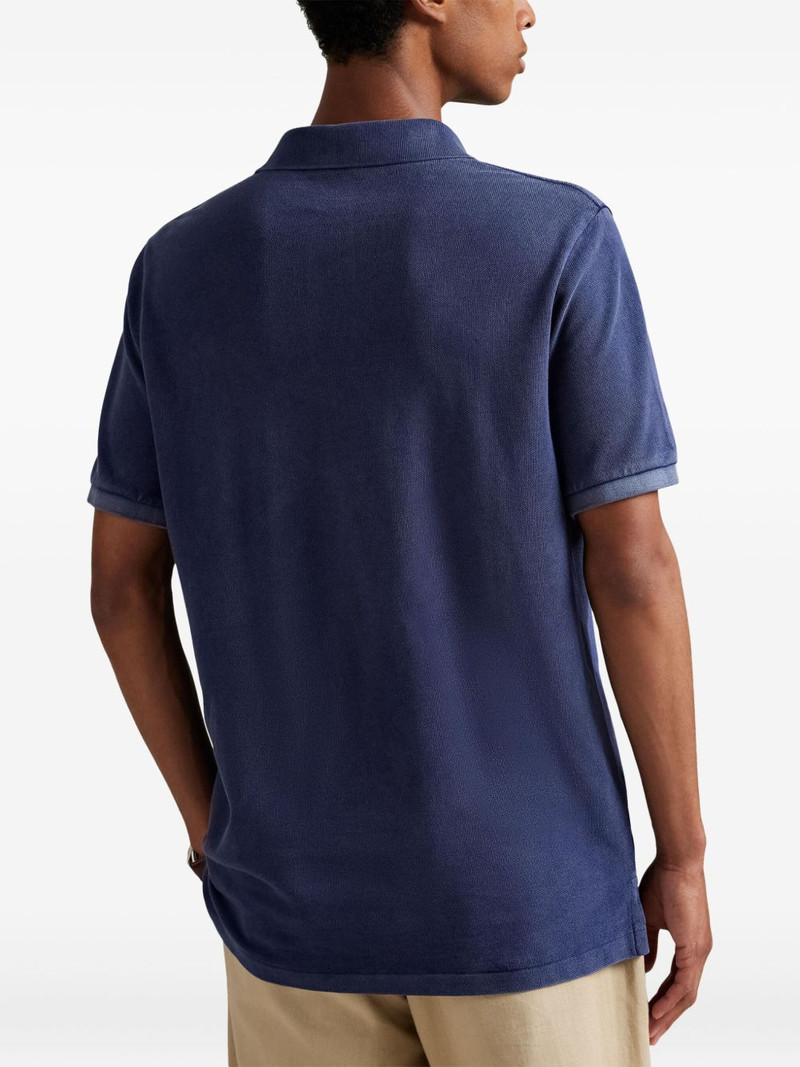logo-embroidered polo shirt 4