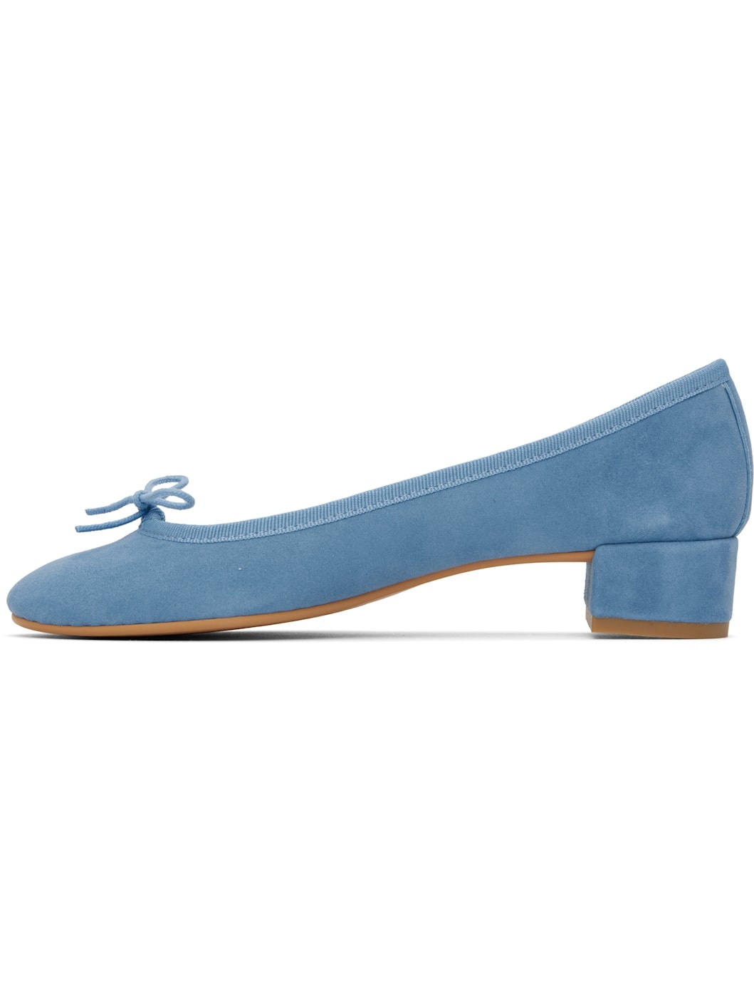 Blue Camille Rubber Sole Heels - 3