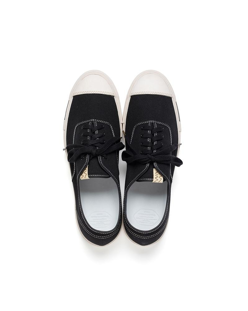 visvim LOGAN DECK LO CANVAS BLACK outlook