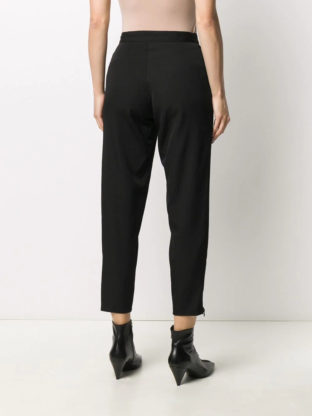 cropped tapered trousers - 4