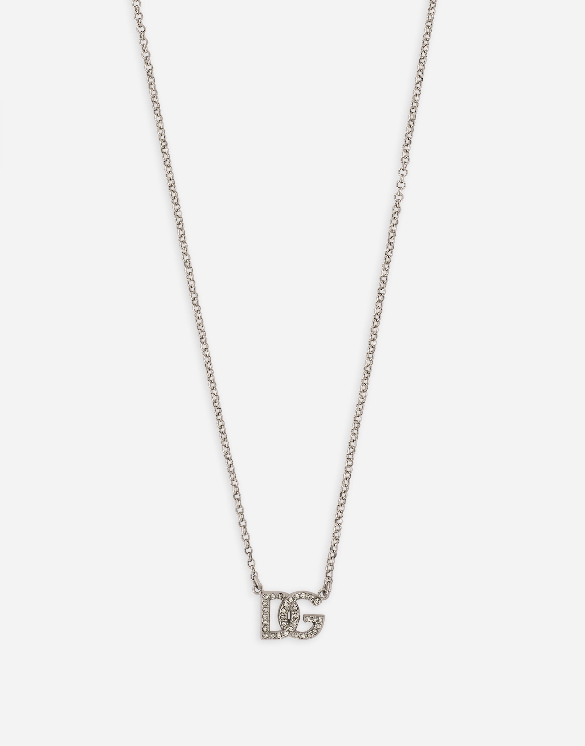 Chain necklace with DG logo - 3