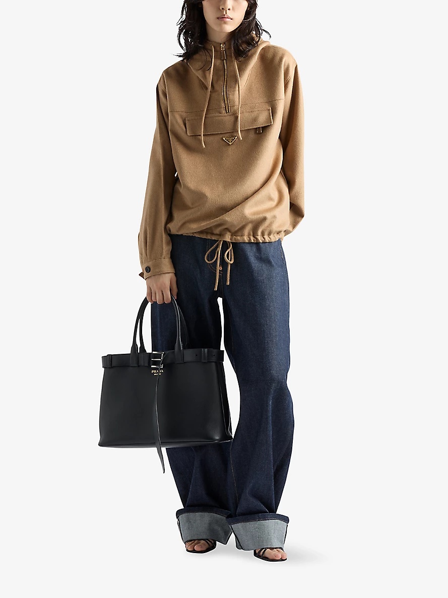 【プラダ・PRADA】Camel-hair anorak Prada Camel-hair anorak | REVERSIBLE