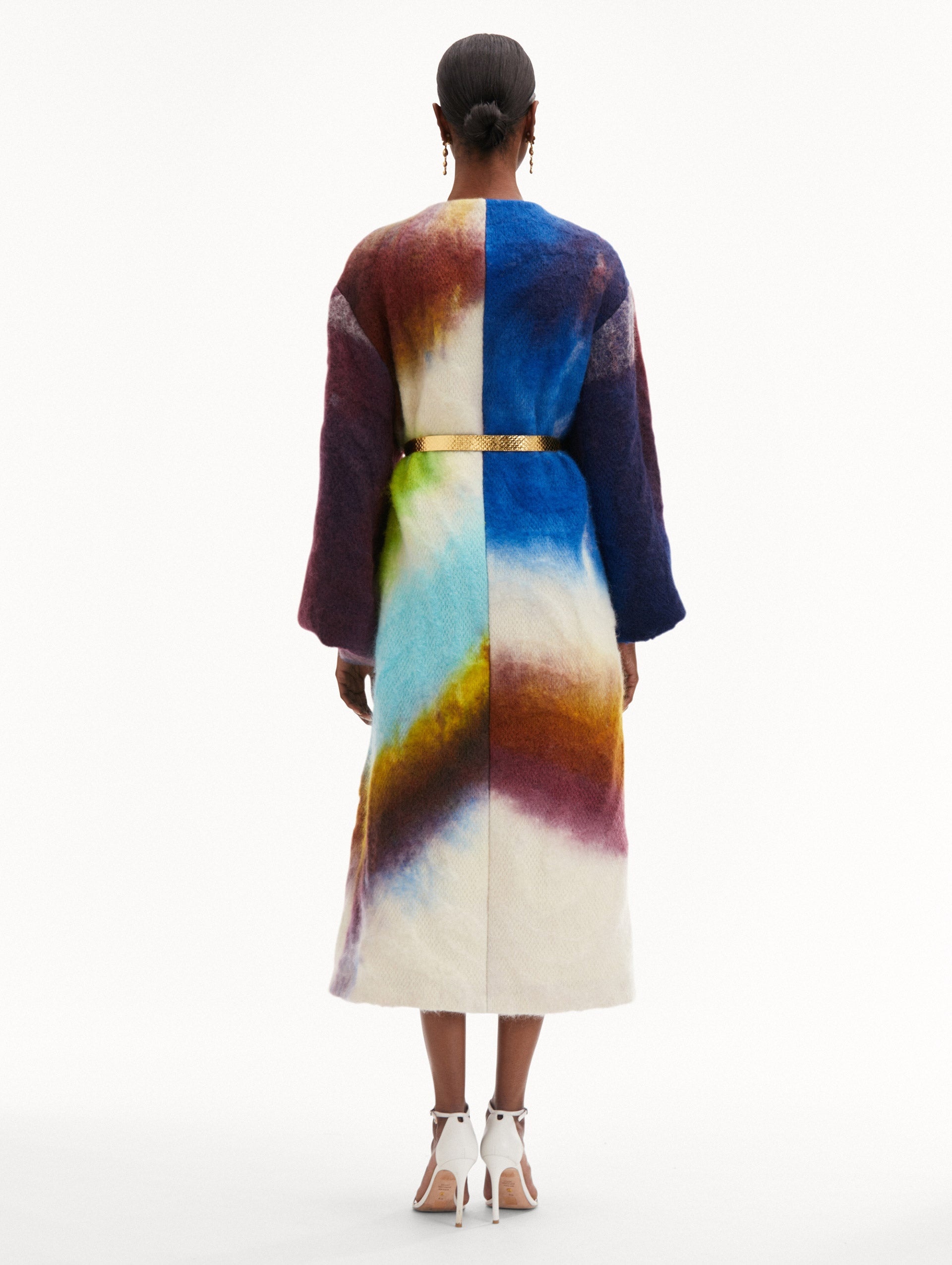 ABSTRACT WATERCOLOR COAT - 3