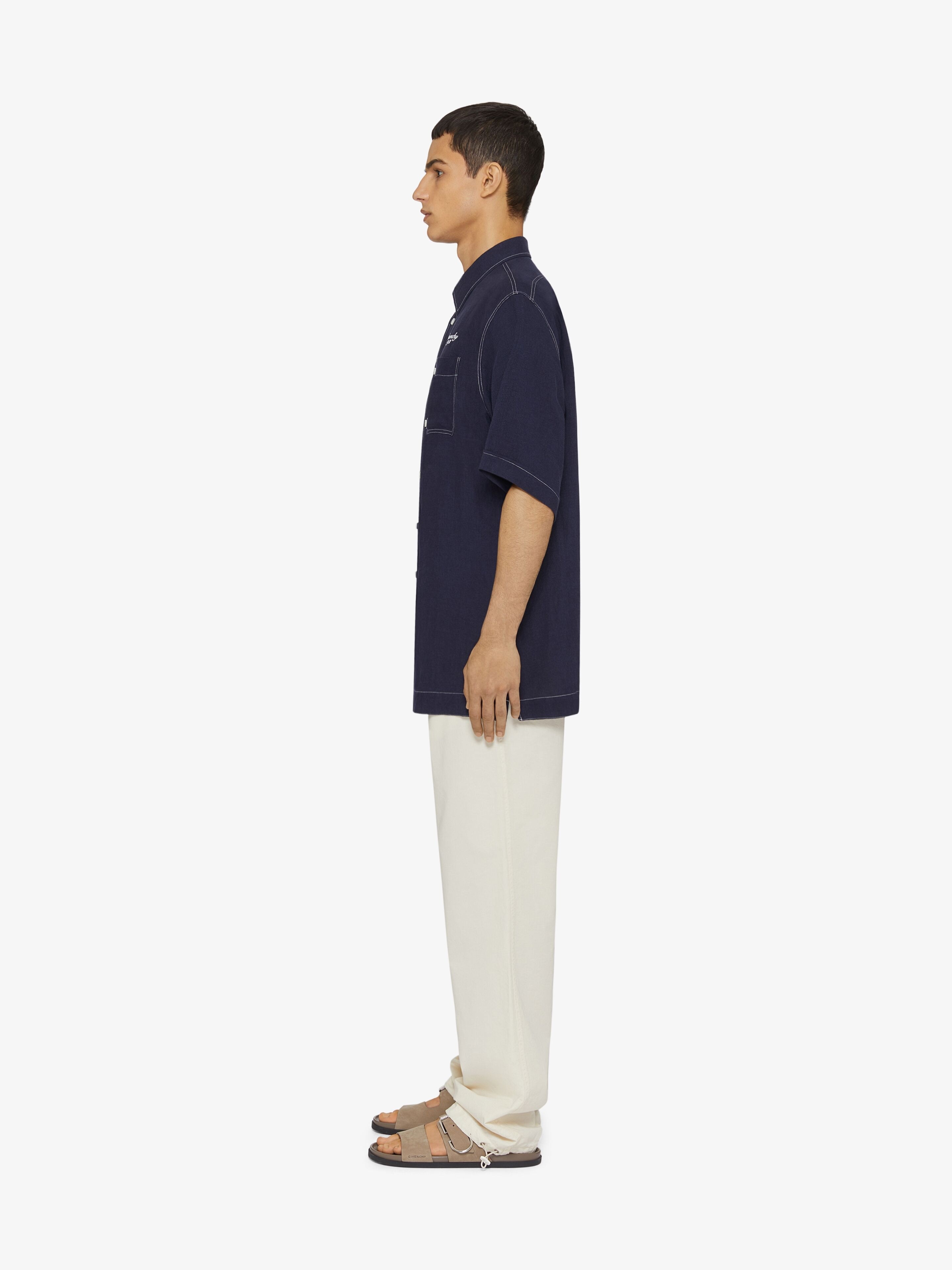 SHIRT IN LINEN - 3