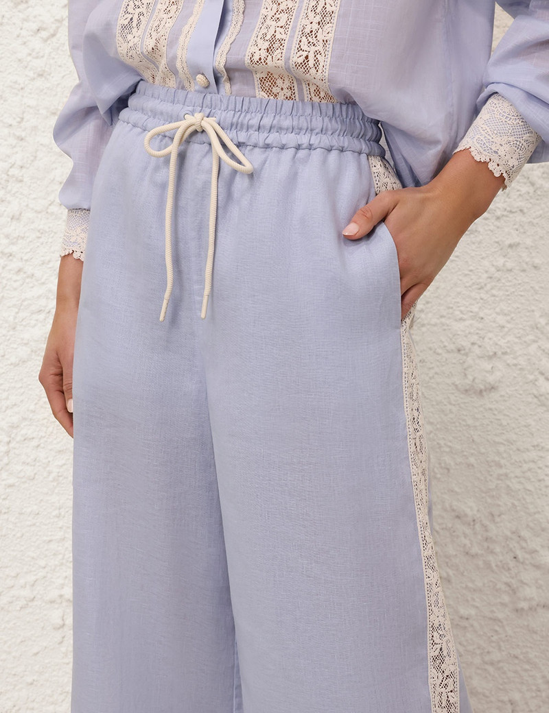 EVERLEY LACE TRIM PANT 5