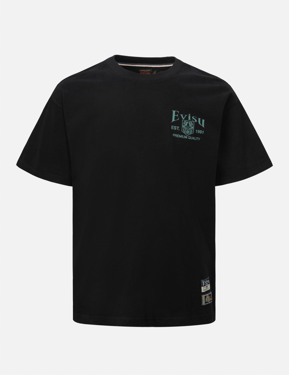 POCKET-SHAPED DARUMA DAICOCK PRINT RELAX FIT T-SHIRT - 2