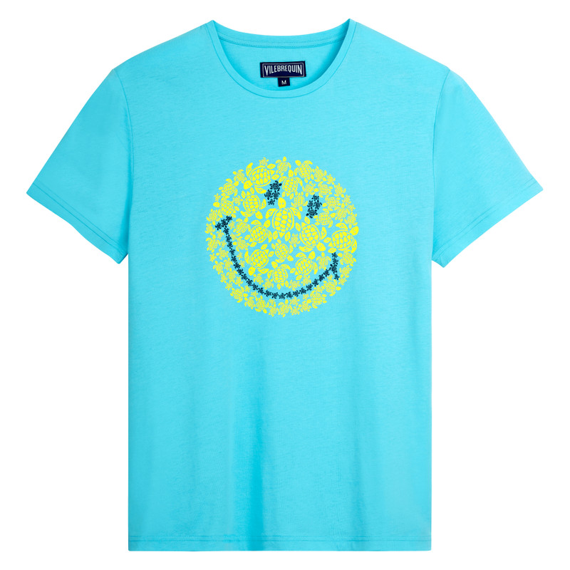 Men Cotton T-shirt Turtles Smiley - Vilebrequin x Smiley® 1