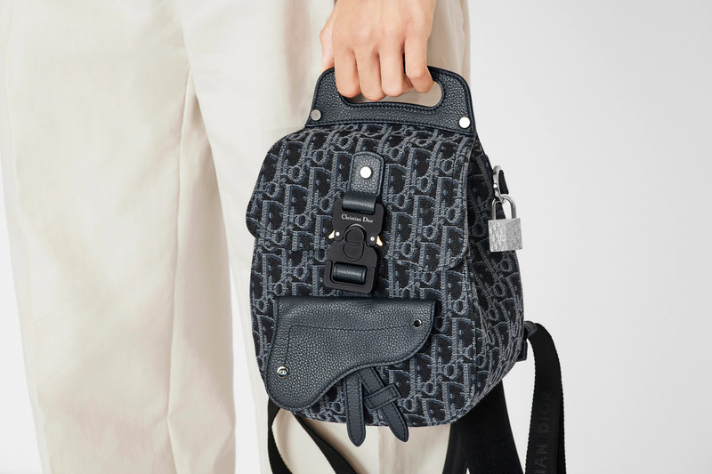 Dior Dior Oblique Padlock Key Ring outlook