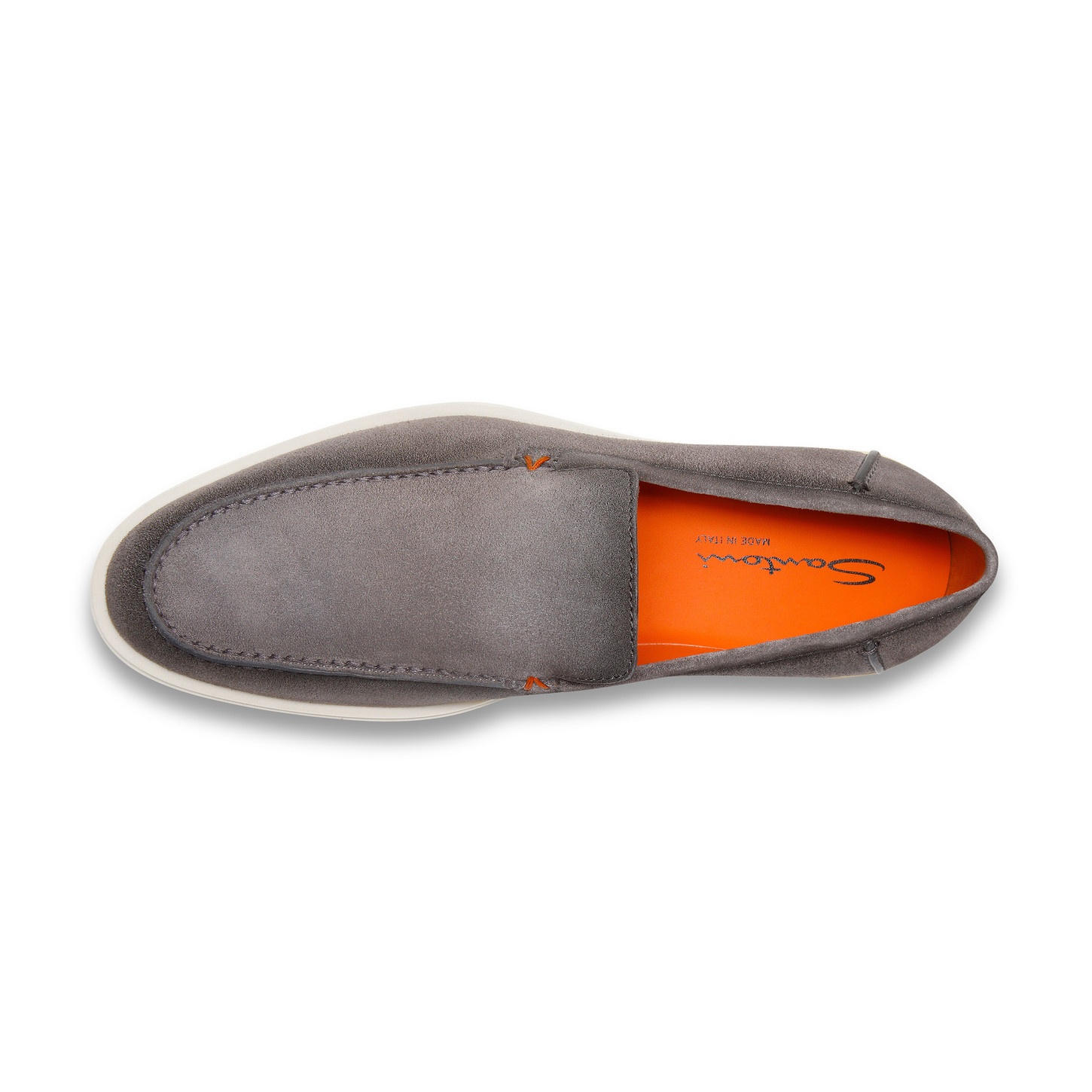 Men's grey suede loafer - 5