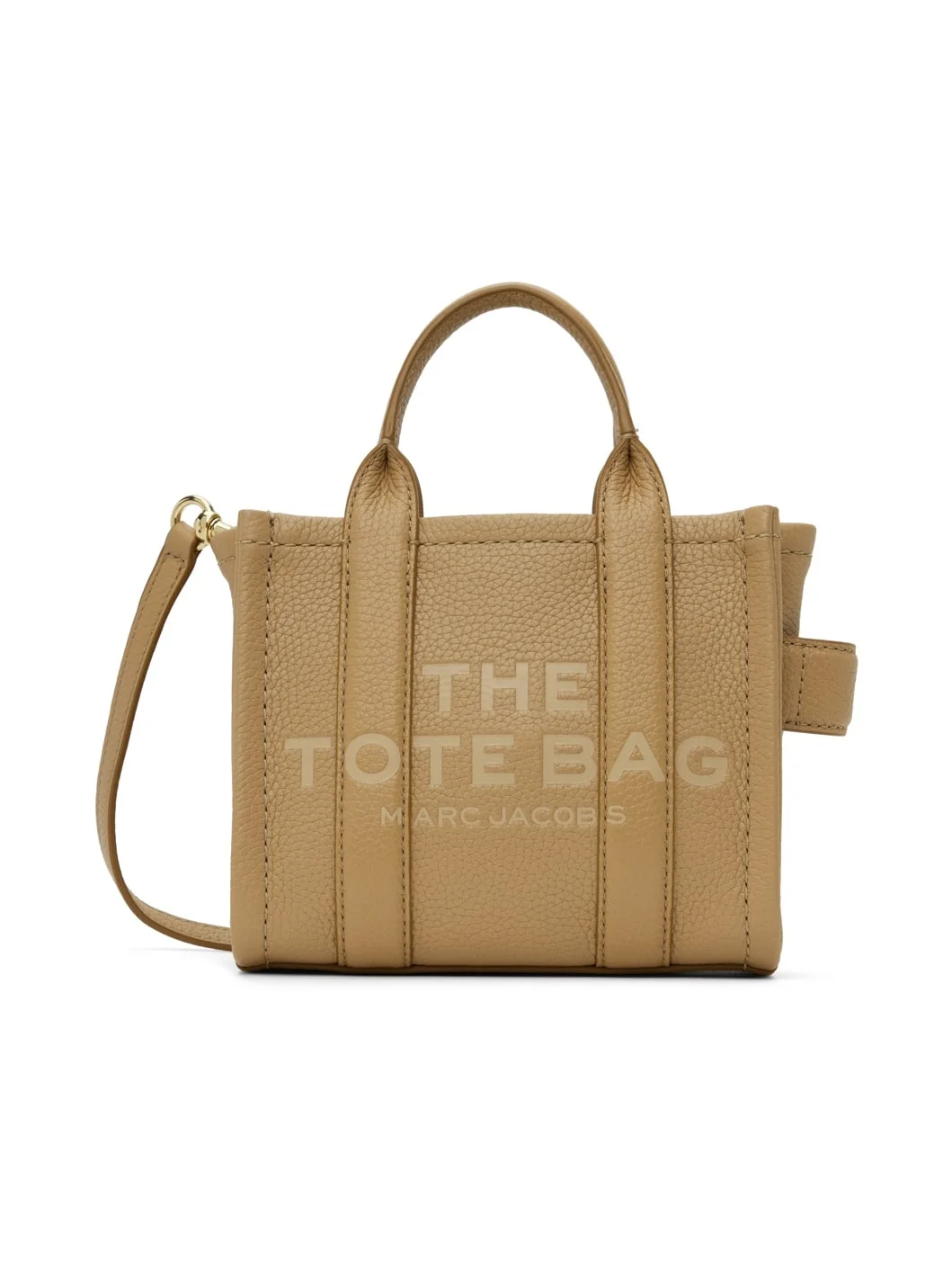 Taupe 'The Leather Crossbody' Tote - 1