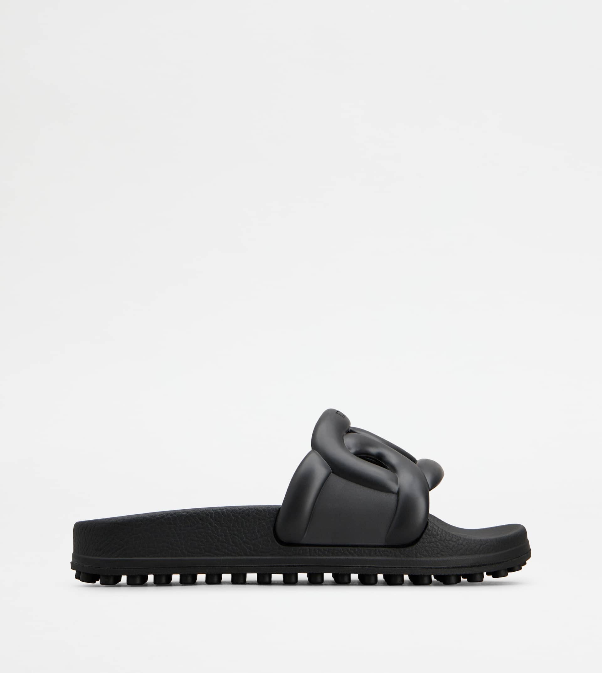 SLIDES IN RUBBER - BLACK - 1