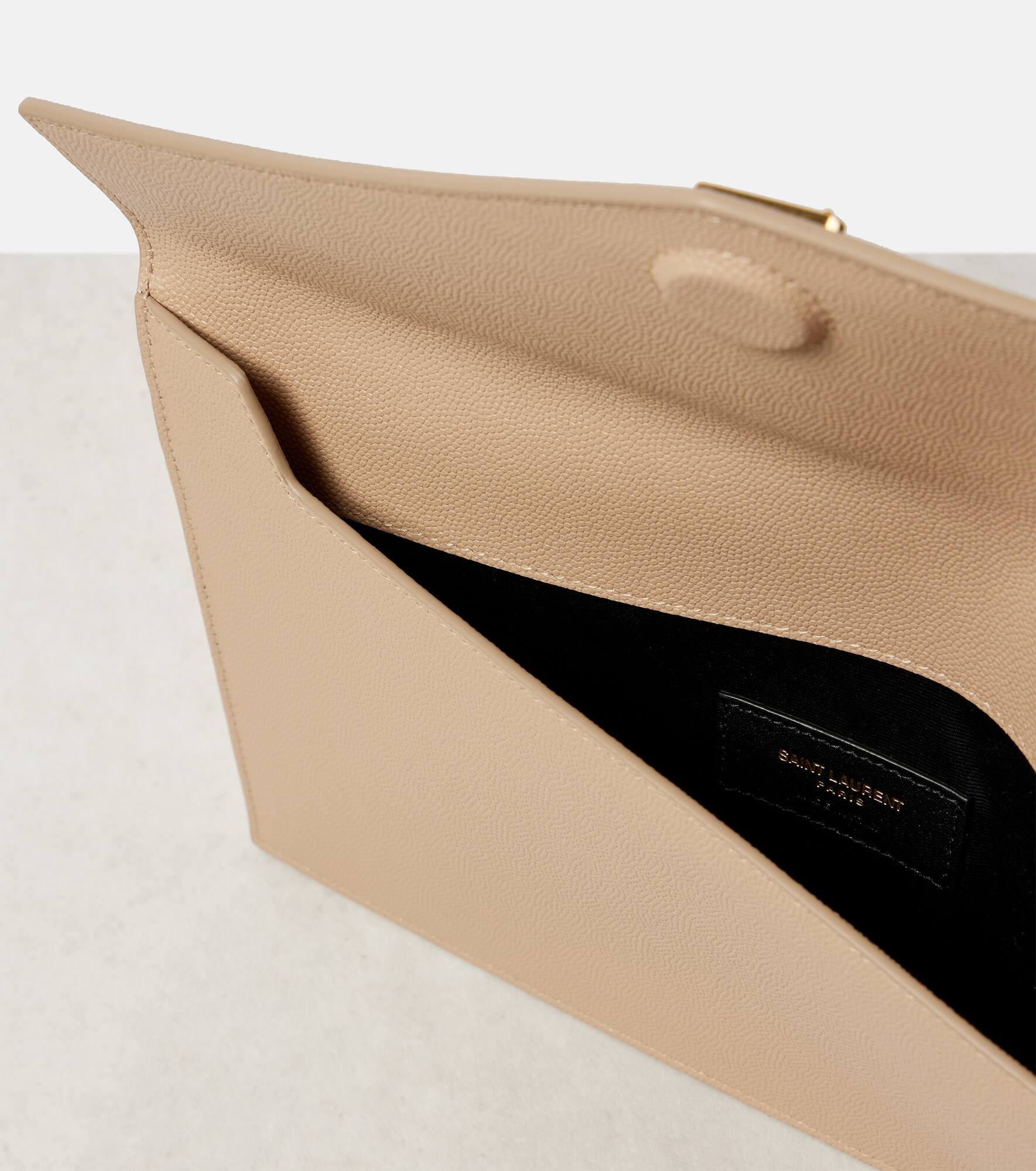 Uptown leather clutch - 3