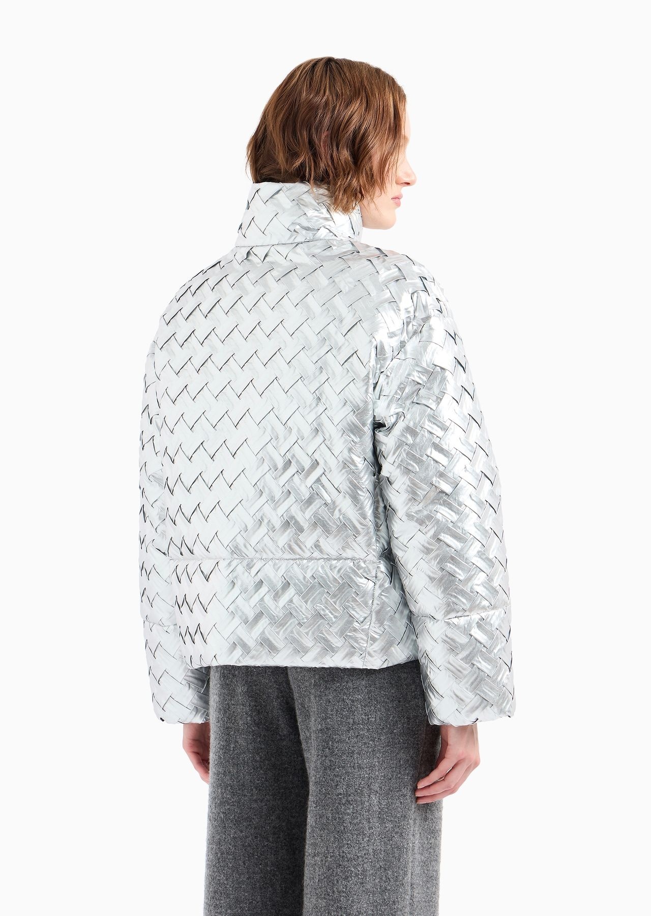 Full-zip jacket in woven technical fabric - 3
