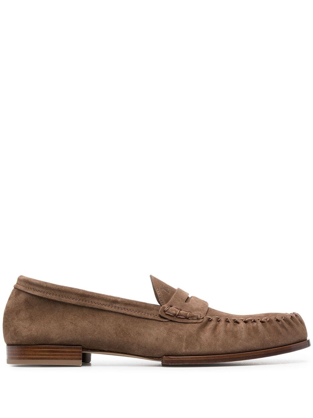 suede penny loafers - 1