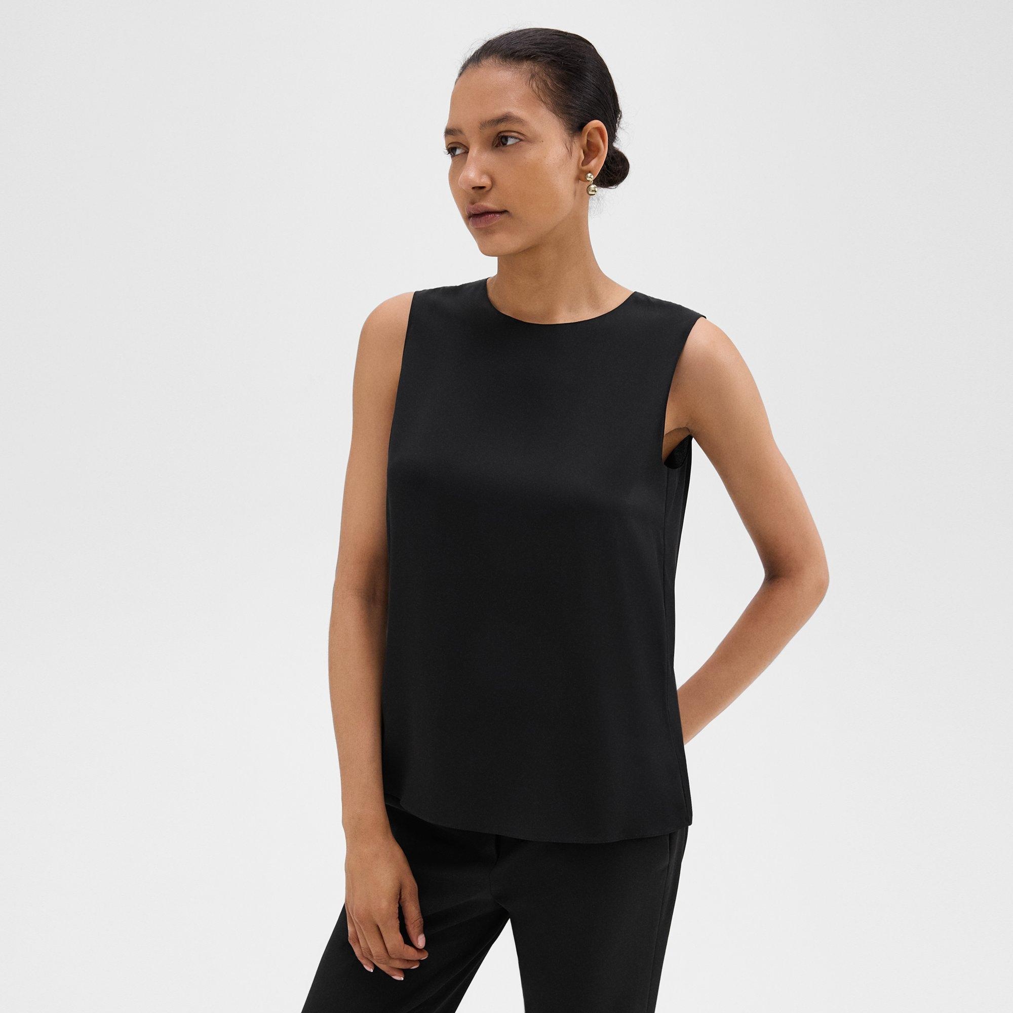 Shell Top in Silk Georgette - 3