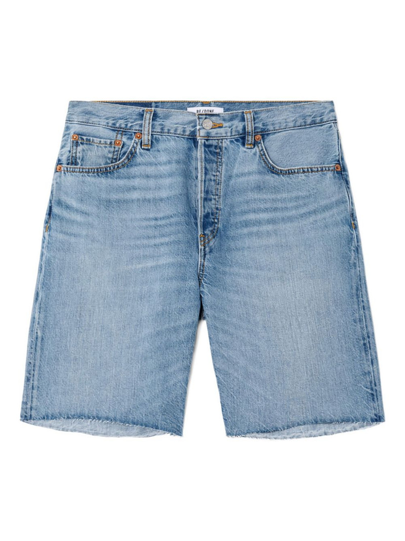 90s Comfort frayed-hem denim shorts 1