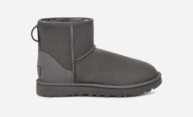 ® Women's Classic Mini II Sheepskin Classic Boots in Grey/ - 1