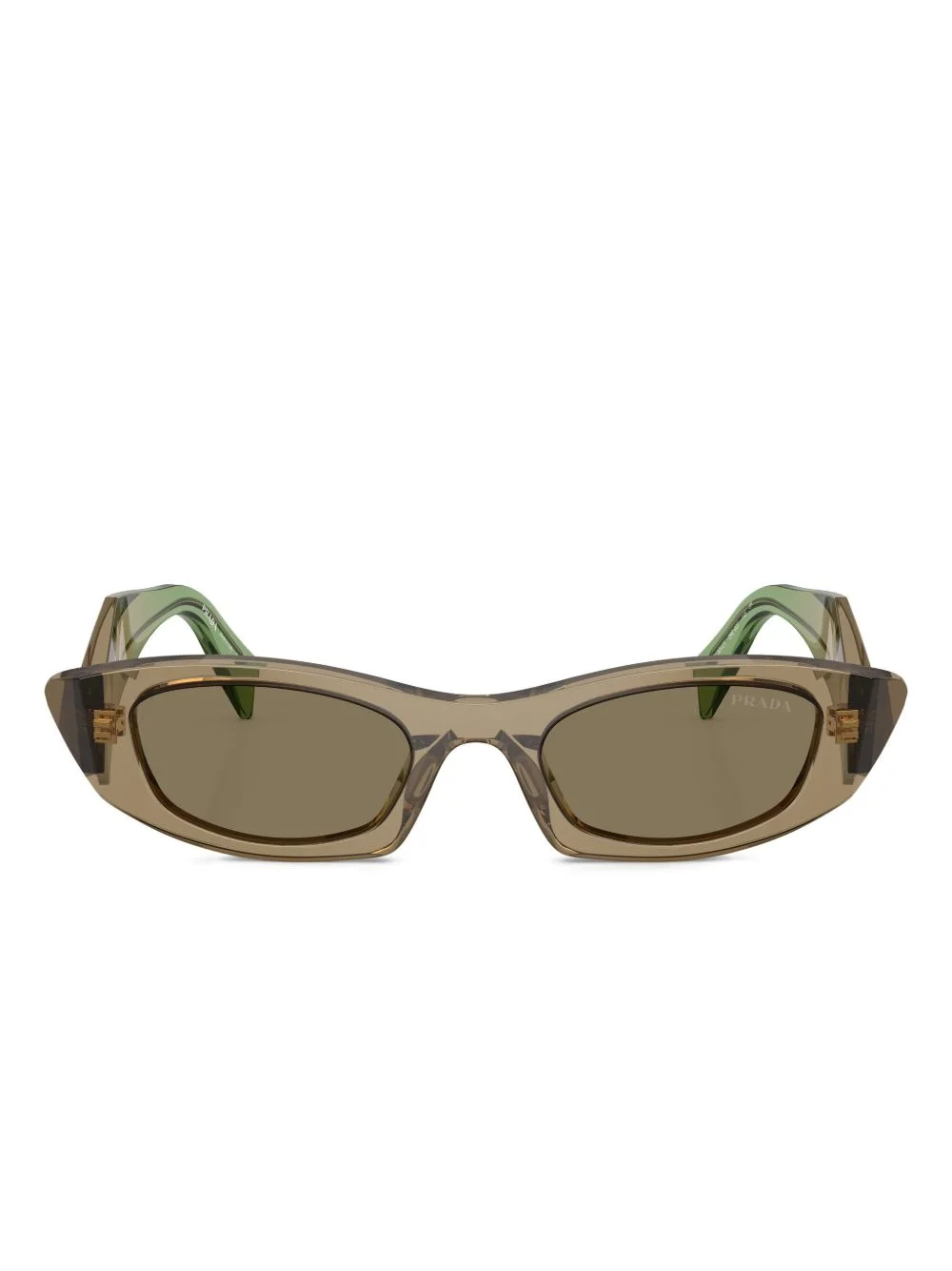geometric-frame sunglasses - 1