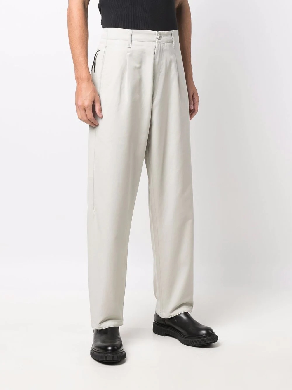 straight-leg cotton chinos - 3