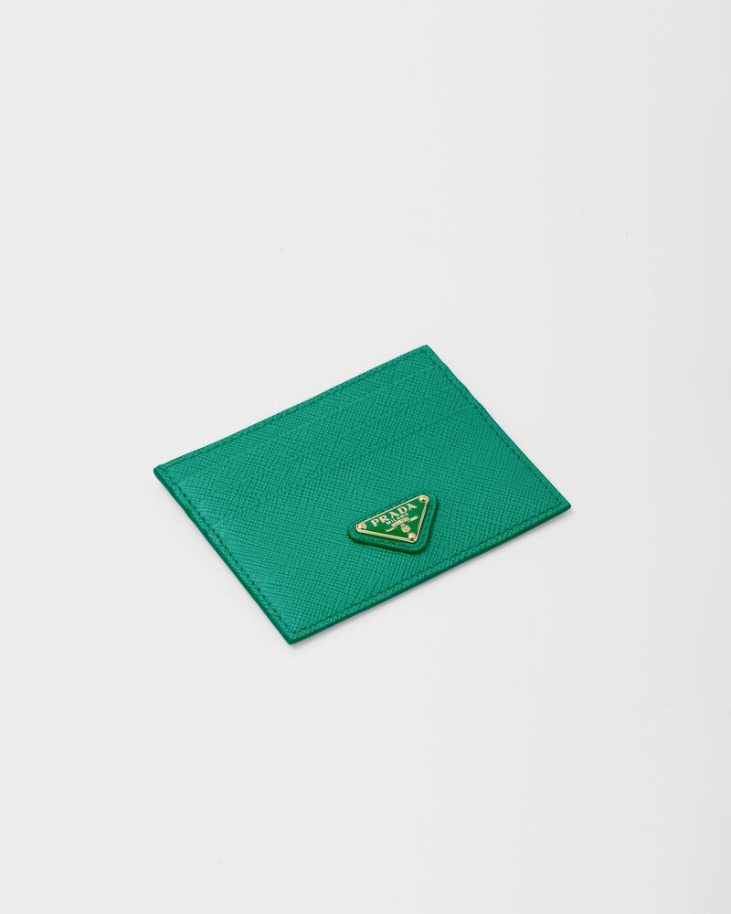 Prada Saffiano Leather Card Holder outlook
