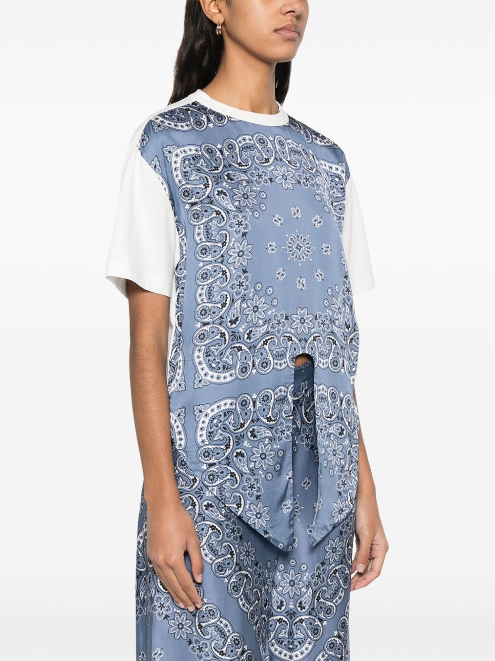 panelled T-shirt - 3